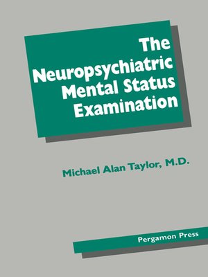 cover image of The Neuropsychiatric Mental Status Examination